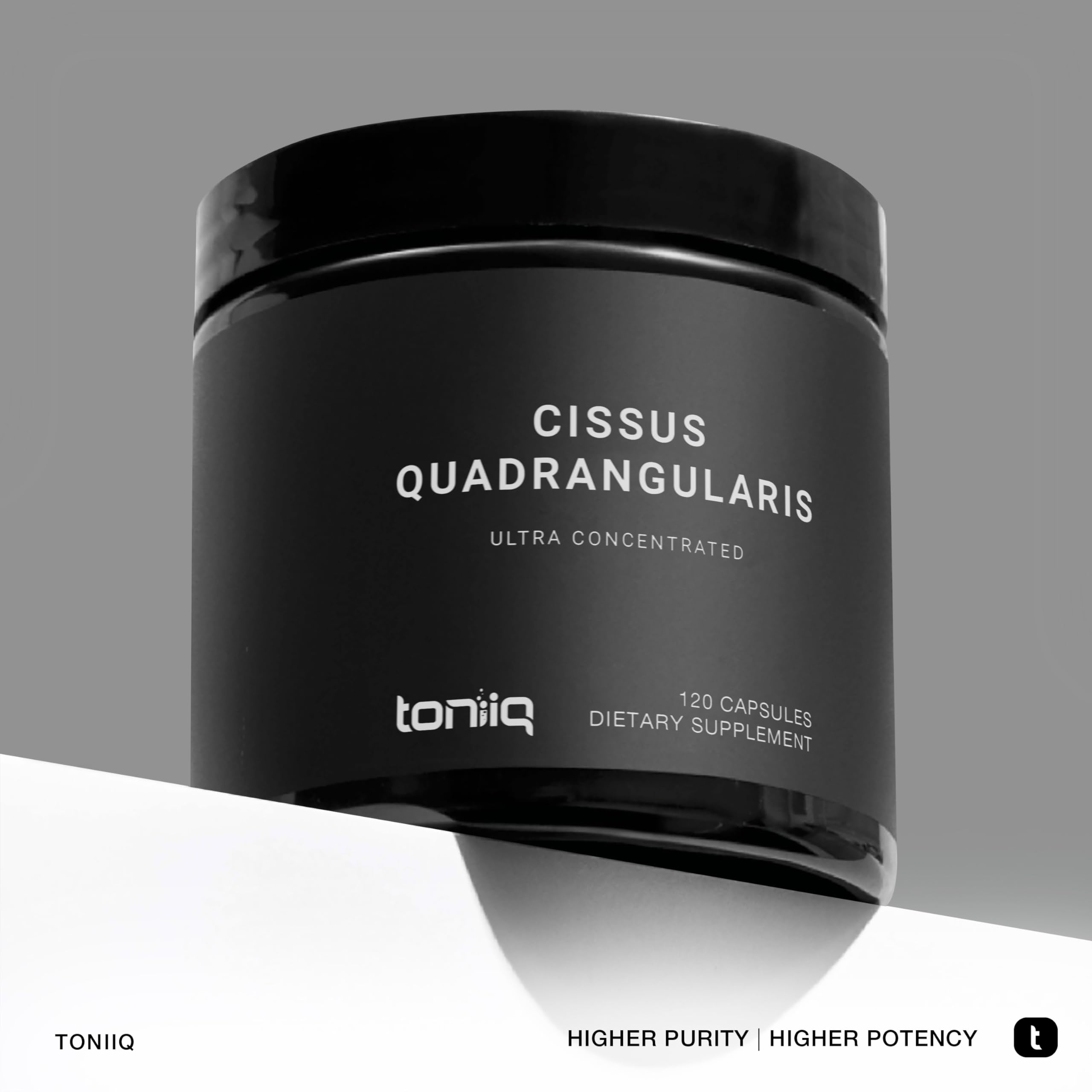 Toniiq Cissus Quadrangularis Capsules - Min. 40% Ketosteroids - Ultra High Strength Tendon and Joint Support Supplement - 1200mg Concentrated Cissus Extract - Wild Harvested in India - 120 Caps ToniiqAu supplements