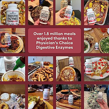Physician's CHOICE Digestive Enzymes - Multi Enzymes, Organic Prebiotics & Probiotics Physician's CHOICEUS supplements