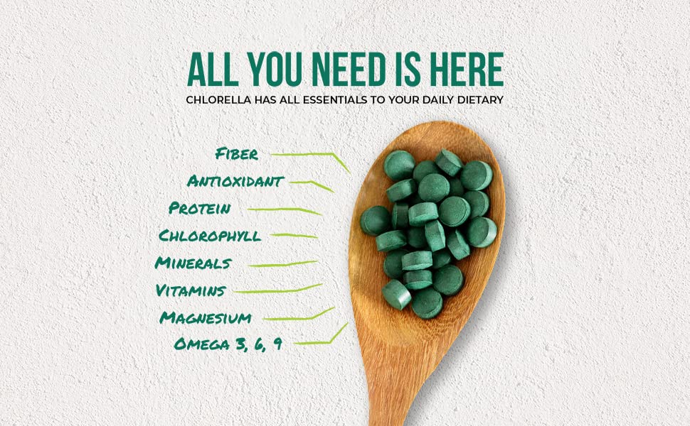 Biogenesis Organic Chlorella Tablets | Australian Grown | Chlorophyll-Rich BiogenesisUS supplements