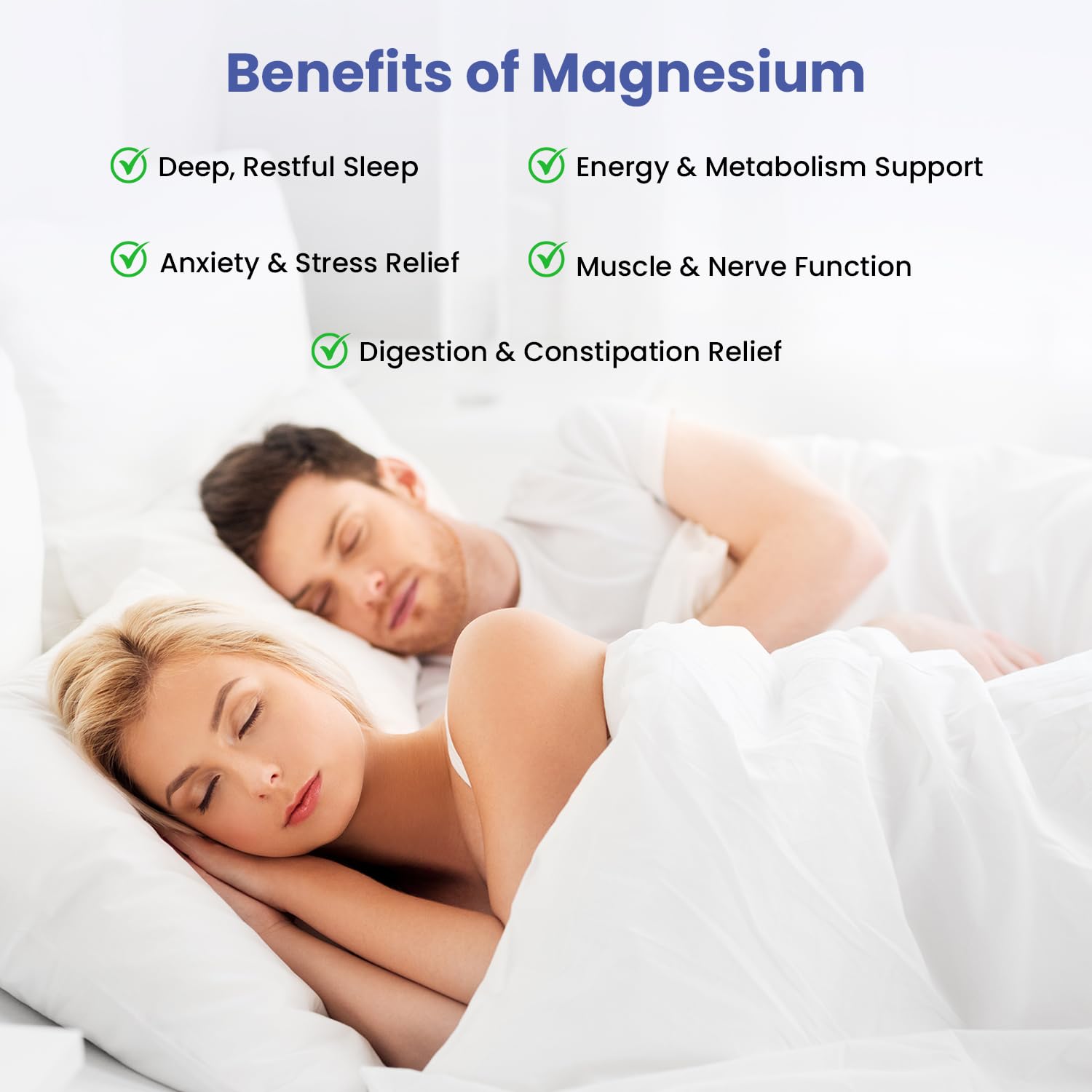 Magnesium Complex for Sleep, Relaxation, Digestion & Calm – Magnesium Glycinate, Citrate, Bisglycinate, Carbonate, Malate, Orotate, Taurate, + Humic/Fulvic for High Absorption - 90 ct. VITAMIZEDAu supplements