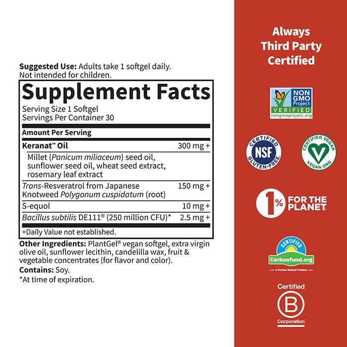 Garden of Life Herbals Menopause Supplement with S-equol & Trans-Resveratrol for Mult Garden of LifeUS supplements