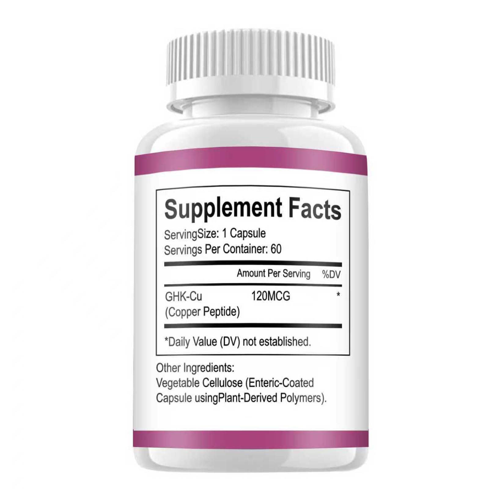 DAYEAH GHK-Cu Copper Peptide Supplement, 120mcg Vegan High Potency Promotes Skin Repair, Radiant Skin Elasticity, Anti-Aging & Hair Growth Support-60ct DAYEAHAu supplements