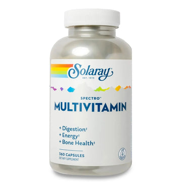 SOLARAY Spectro Multivitamin with Iron - Multi Vitamin with Calcium, Magnesium, Energizing Greens, Herbs & Digestive Enzymes SOLARAYAu supplements