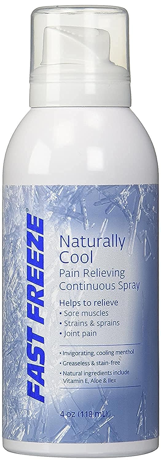 Fast Freeze All-Natural Cooling Pain Relief Therapy: Continuous Spray, 4 fl oz Fast FreezeAu supplements