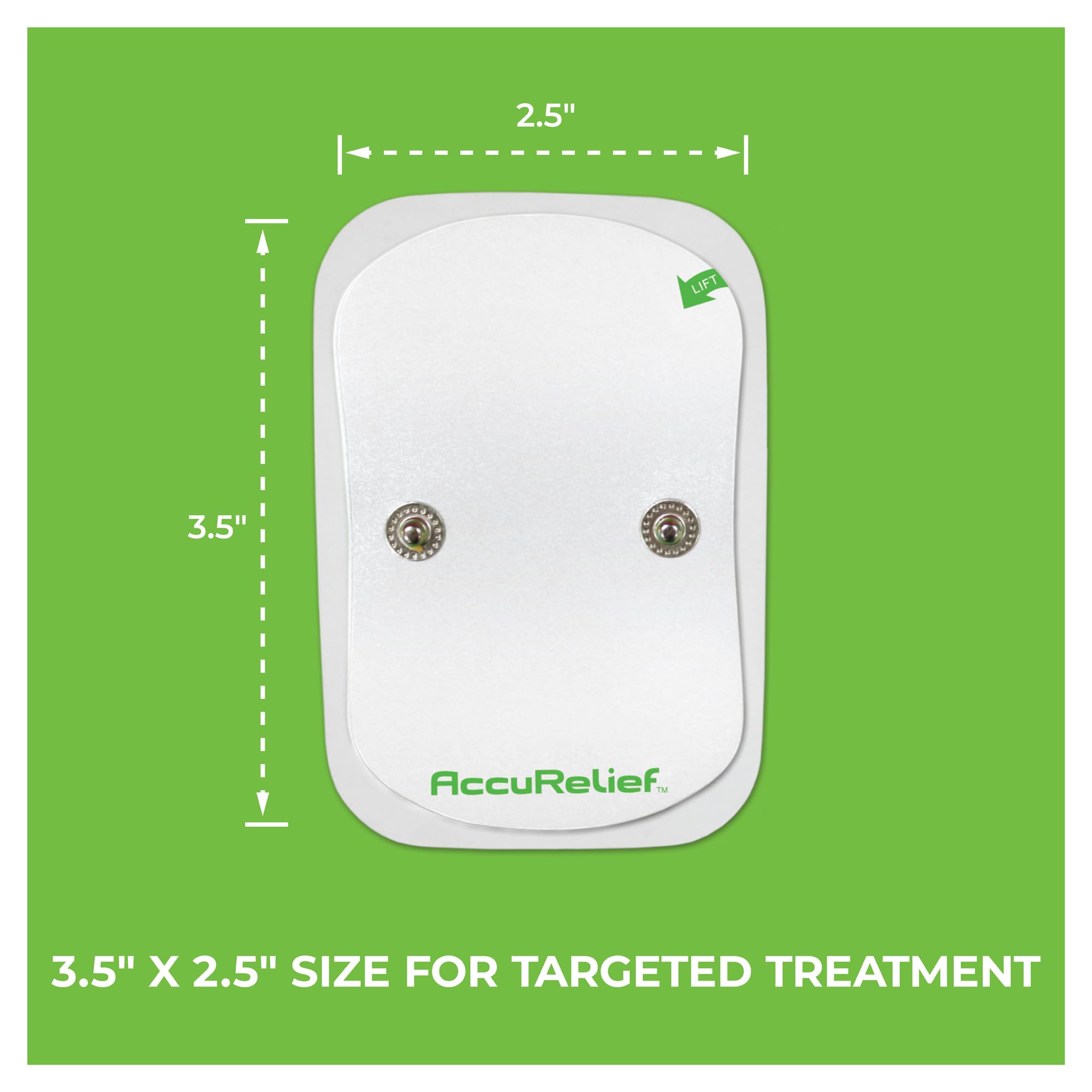 AccuRelief Wireless TENS Electrotherapy Pain Relief System Supply Kit (Packaging May Vary), Works with AccuRelief Wireless Remote Control TENS Device (ACRL-9000), 2 Pair (Pack of 1) AccuReliefAu supplements