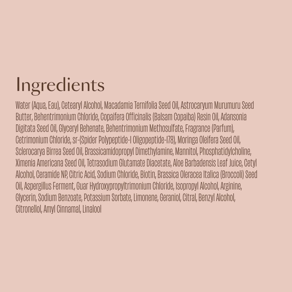 VEGAMOUR HYDR-8 Hydrate and Repair Conditioner - Hydrating Conditioner with Marula Oil, Moringa Oil, Ceramides & Biotin, Natural Conditioner for Dry Hair VEGAMOURAu supplements