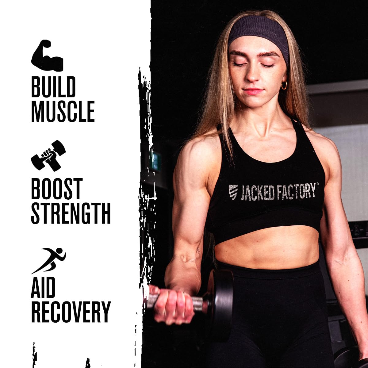 Jacked Factory Creatine HCl Capsules - CON CRET Creatine Pills 750mg - Lean Muscle Growth & Recovery, Boost Strength & Endurance, No Bloating or Cramps - 120 Capsules Jacked FactoryAu supplements