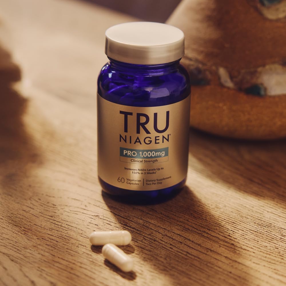 TRU NIAGEN PRO NAD Supplement for Brain Function, Anti Aging, Cell Regeneration | Patented Niagen | Supports Cellular Energy | Nicotinamide Riboside (NR) TRU NIAGENUS supplements