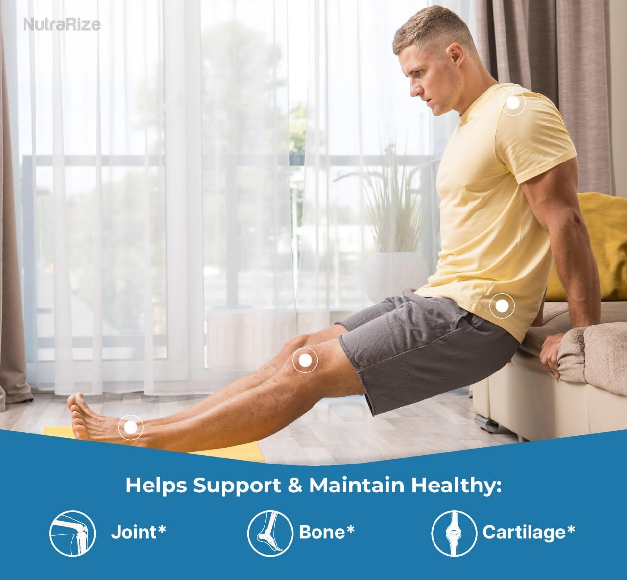 BioJoint Plus - BioJoint Plus Advanced Joint Support Formula, BioJoint Supplement, BioJoint Maximum Strength Pills for Joint Wellness and Mobility, Bio Joint Plus Reviews (60 Capsules) NutraRizeAu supplements