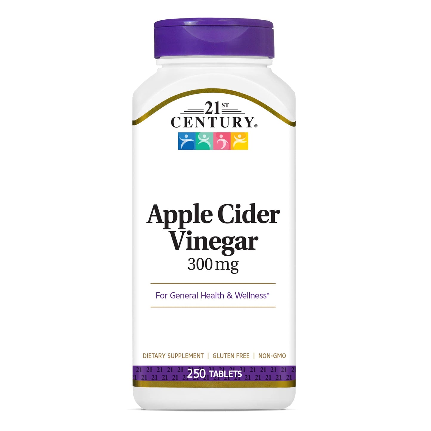 21st Century Apple Cider Vinegar 300mg Tablets, 250 Count 21st CenturyUS supplements