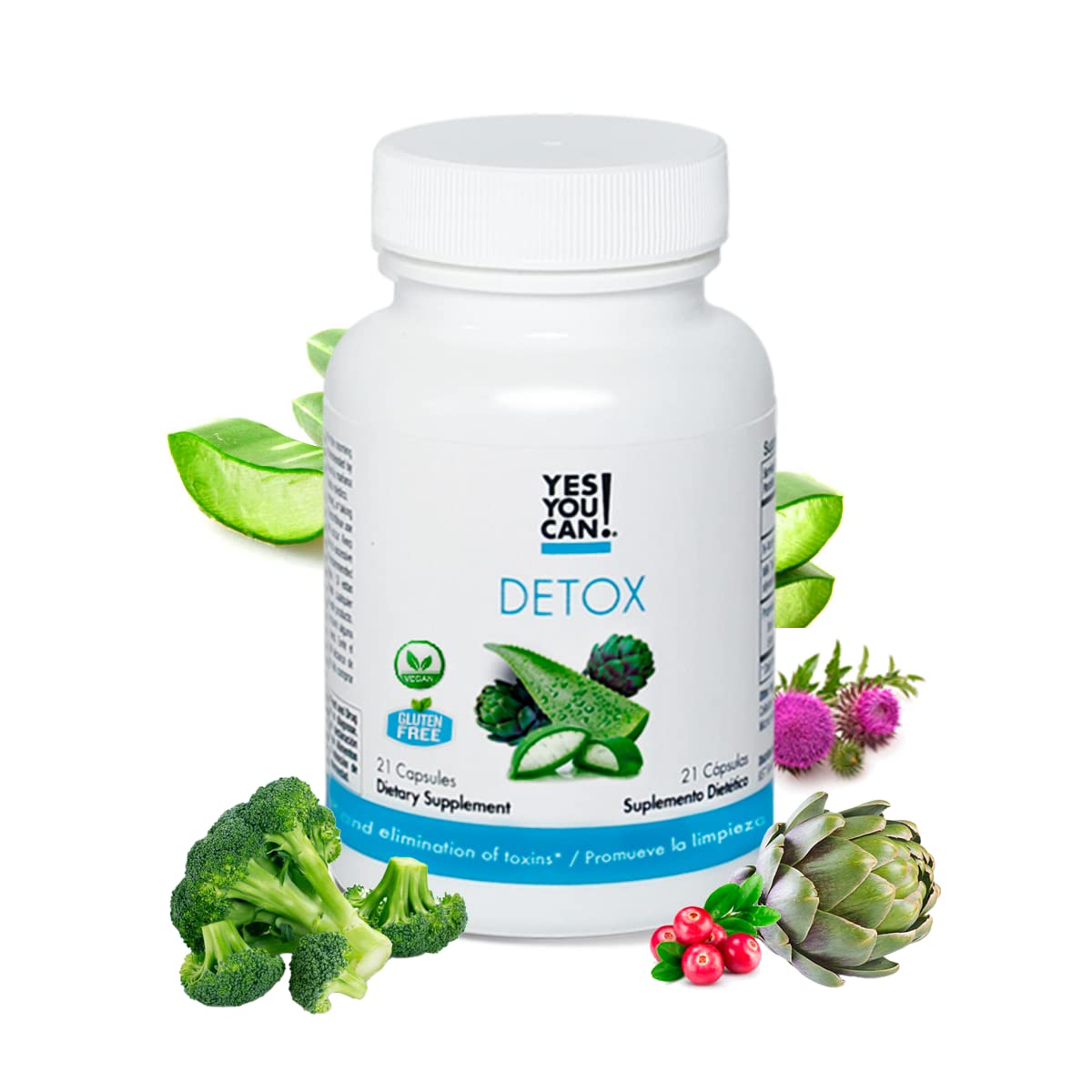 Yes You Can! Natural Detox Cleanse - Daily Cleanse Supplement for Men & Women Yes You Can!US supplements