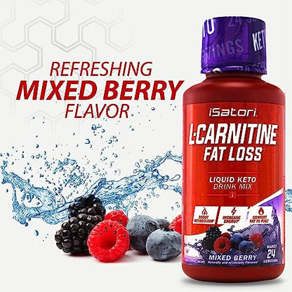 iSatori L-Carnitine Liquid Metabolic Enhancer and Energy Booster - Health and Fitness iSatoriUS supplements