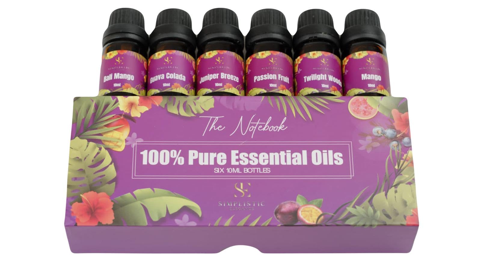 Simplistic Elegance Essential Oils Set - Top 6 Natural Aromatherapy Oils for Diffusers Humidifier Massage Simplistic EleganceAu supplements
