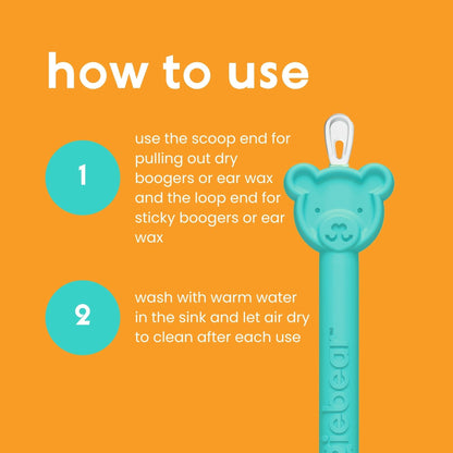oogiebear - Nose and Ear Gadget. Safe, Easy Nasal Booger and Ear Cleaner oogiebearUS supplements
