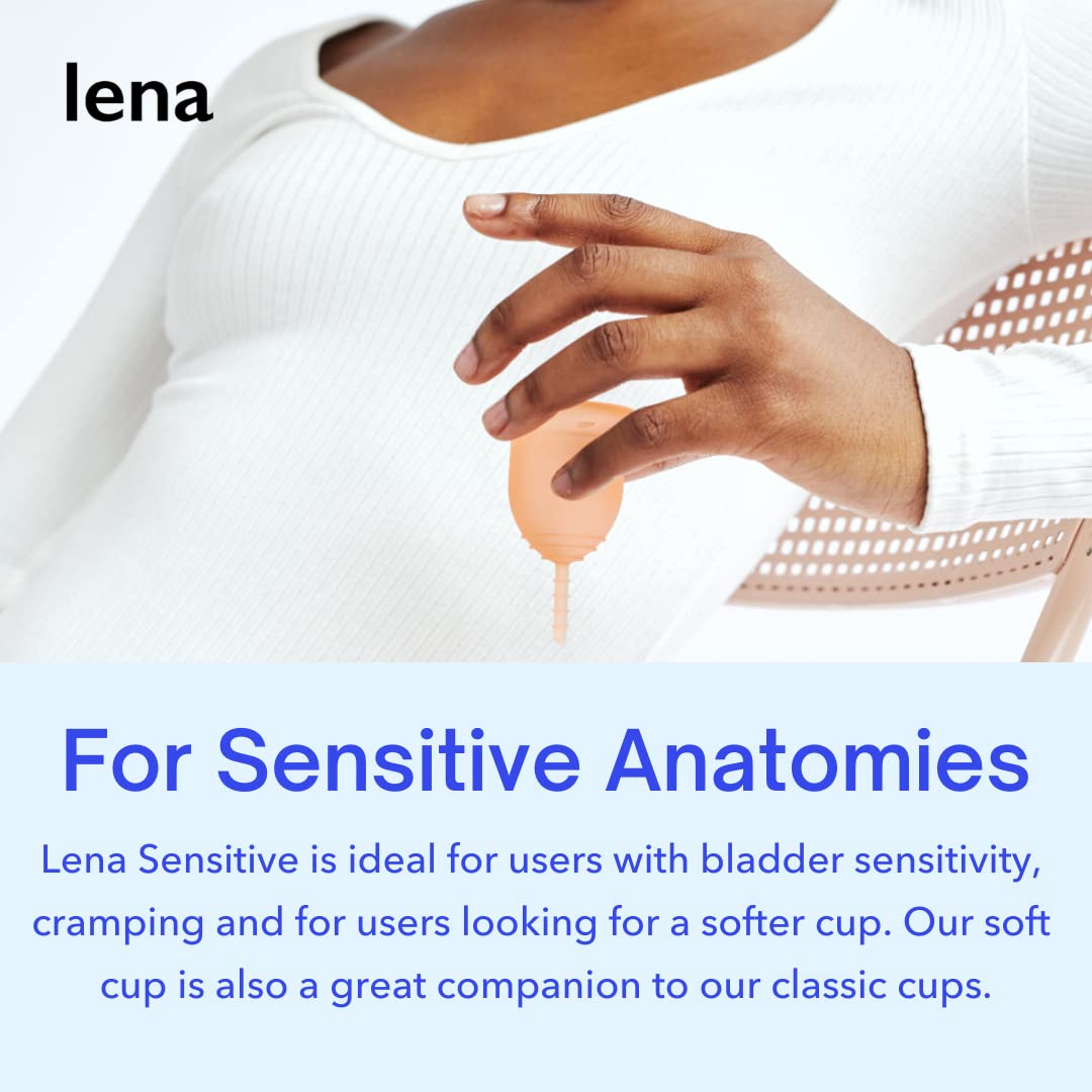 Lena Sensitive Menstrual Cup | Reusable Beginner Period Cup | Wear for 12 Hours LenaAu supplements