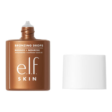 e.l.f. SKIN Bronzing Drops, Liquid Bronzer For Face & Skin, Creates A Sun-Kissed Glow, Infused With Vitamin E, Vegan & Cruelty-Free, Pure Gold e.l.f.Au supplements