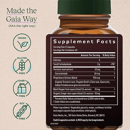 Gaia Herbs Turmeric Supreme Joint Health - Joint Support Supplement Gaia HerbsAu supplements