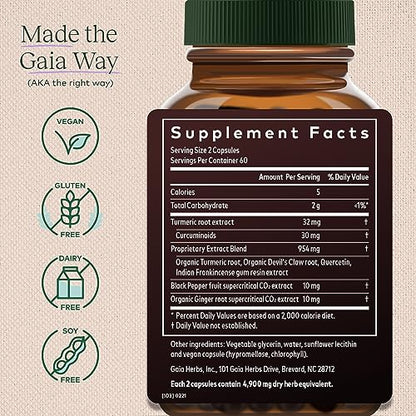 Gaia Herbs Turmeric Supreme Joint Health - Joint Support Supplement Gaia HerbsUS supplements