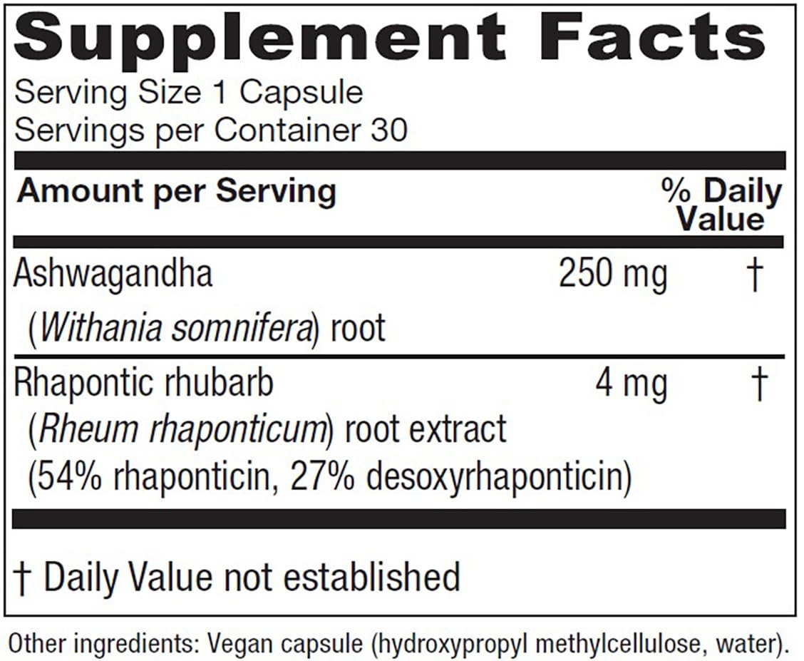 Vitanica Peri/Meno Ease - for Perimenopause and Menopause Symptoms - Hot Flash Relief with Clinically Studied Siberian Rhubarb Extract - Supports Sleep and Stress with Ashwagandha - Vegan - 30 Caps VitanicaAu supplements