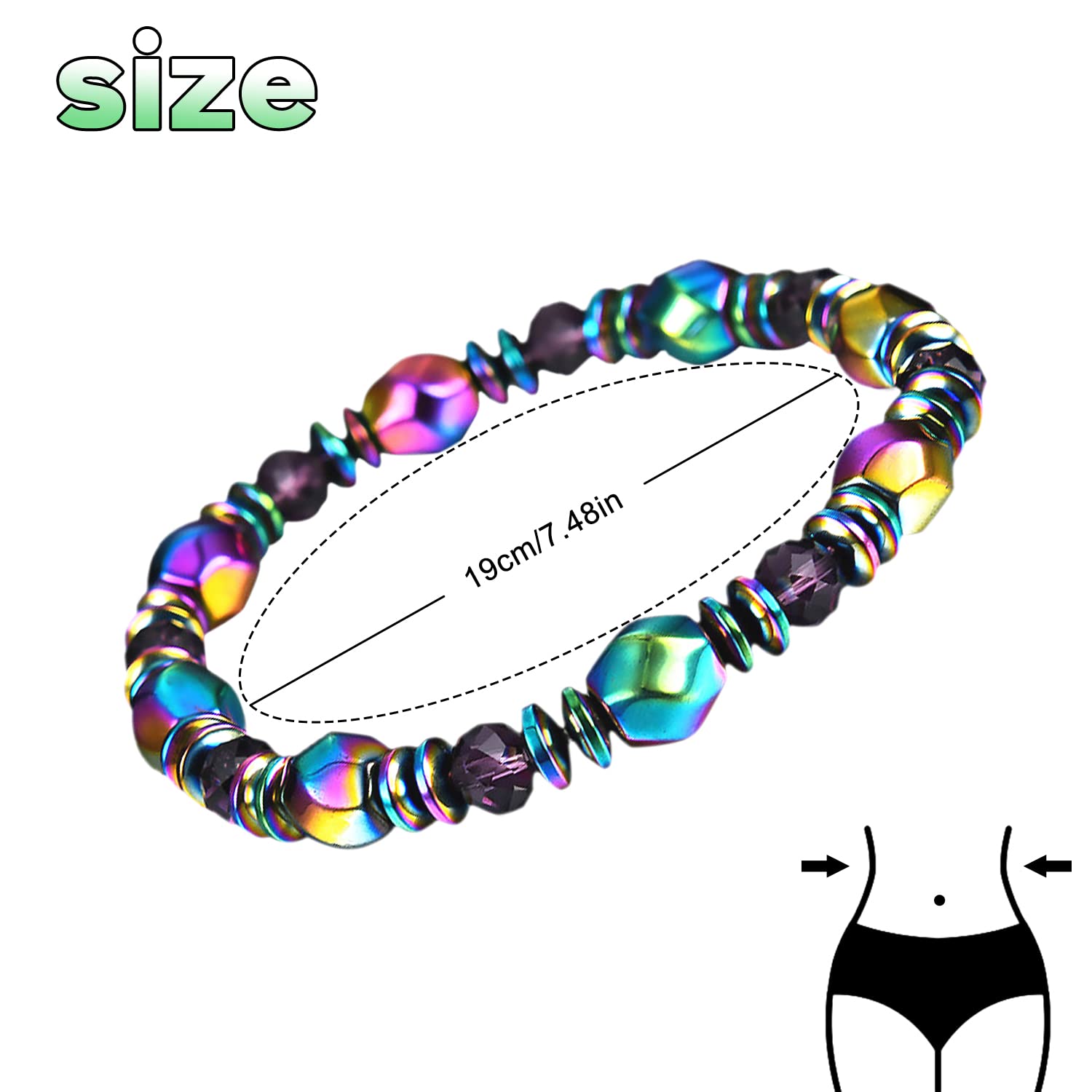 AGSIXZLAN 3pcs Adjustable Lymph Drainage Carnelian Magnetic Bracelet,Slimming Magnetic AGSIXZLANAu supplements