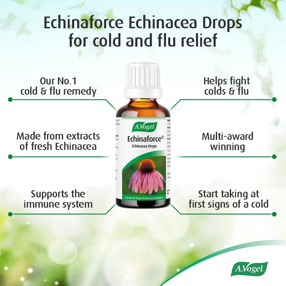 A.Vogel Echinaforce Echinacea Drops | Relieves Cold & Flu Symptoms by Strengthening A.VogelUS supplements