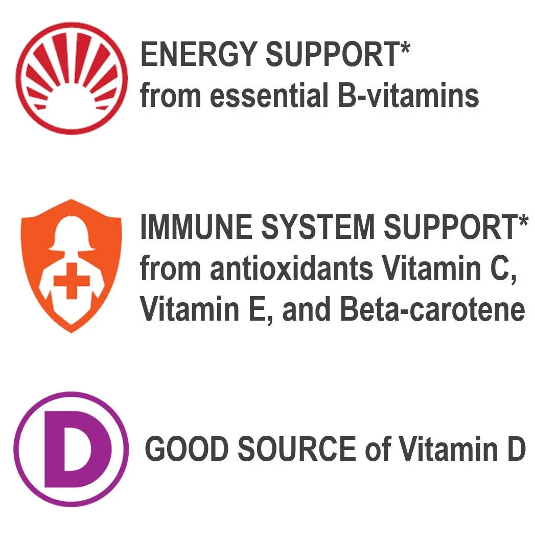 Geritol Multi-Vitamin Nutritional Support Tablets, Balance of 26 Essential Vitamins and Minerals, 100-Count Bottles (Pack of 2) GeritolAu supplements