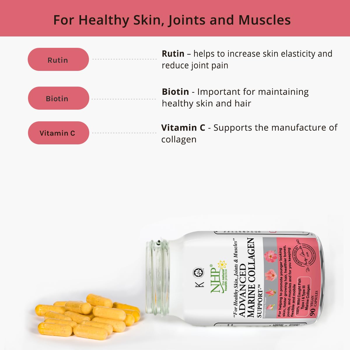 Advanced Marine Collagen Support, specifically Designed to Support Skin NHP The Natural Health PracticeAu supplements