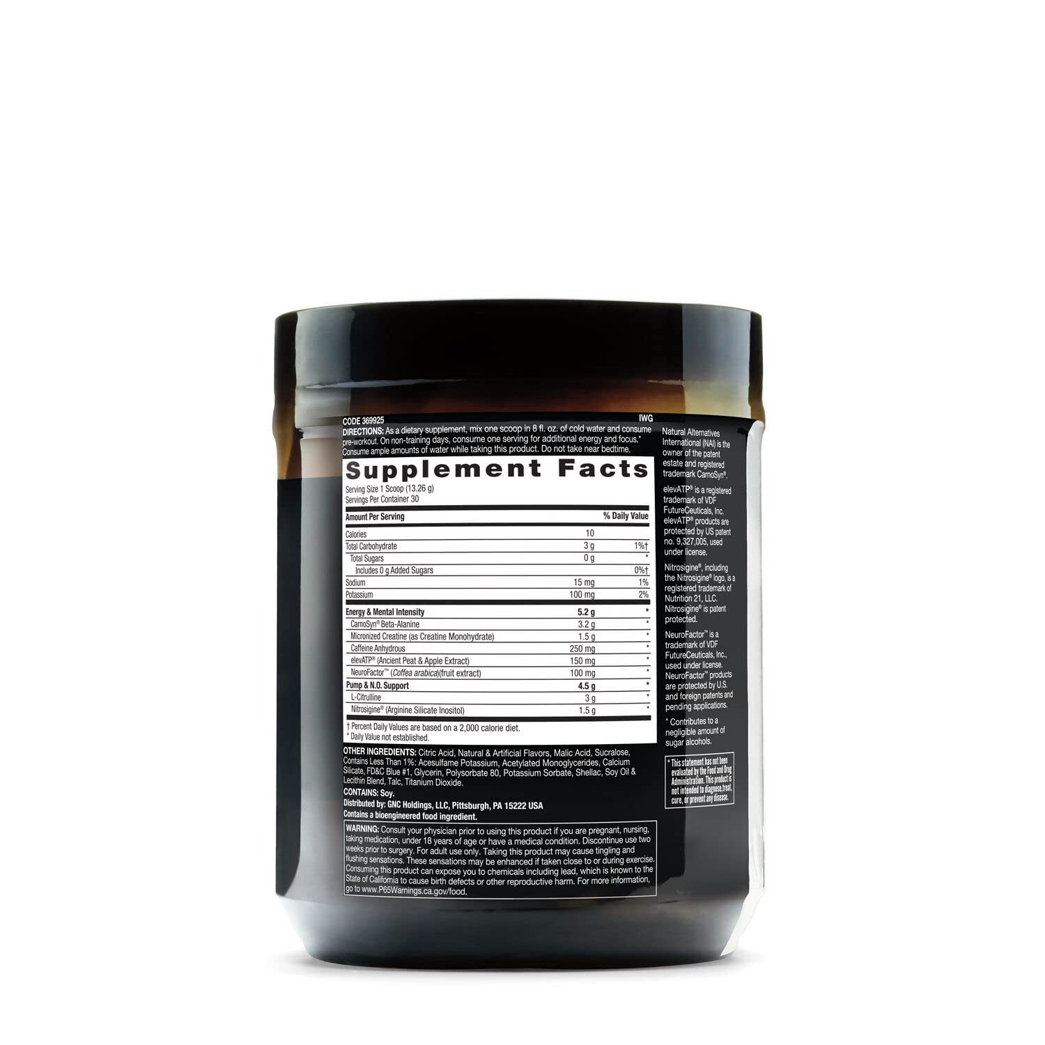 BEYOND RAW LIT | Clinically Dosed Pre-Workout Powder | Contains Caffeine, L-Citrulline BEYOND RAWAu supplements