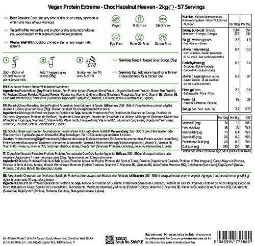 Protein Works - Vegan Protein Extreme | 29g Plant Based Protein | Added Vitamin Blend Protein WorksAu supplements
