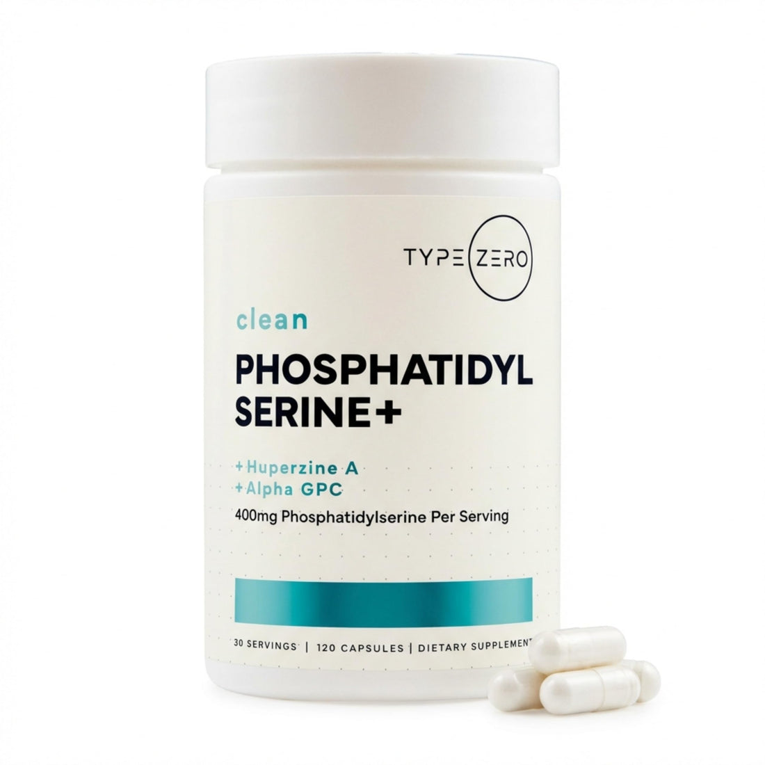Type Zero Phosphatidylserine 3X Strength Nootropics Brain Support Supplement w/Alpha GPC, Huperzine A & Phosphatidylserine - Clean Focus & Memory Supplement for Brain Pills Type ZeroUS supplements