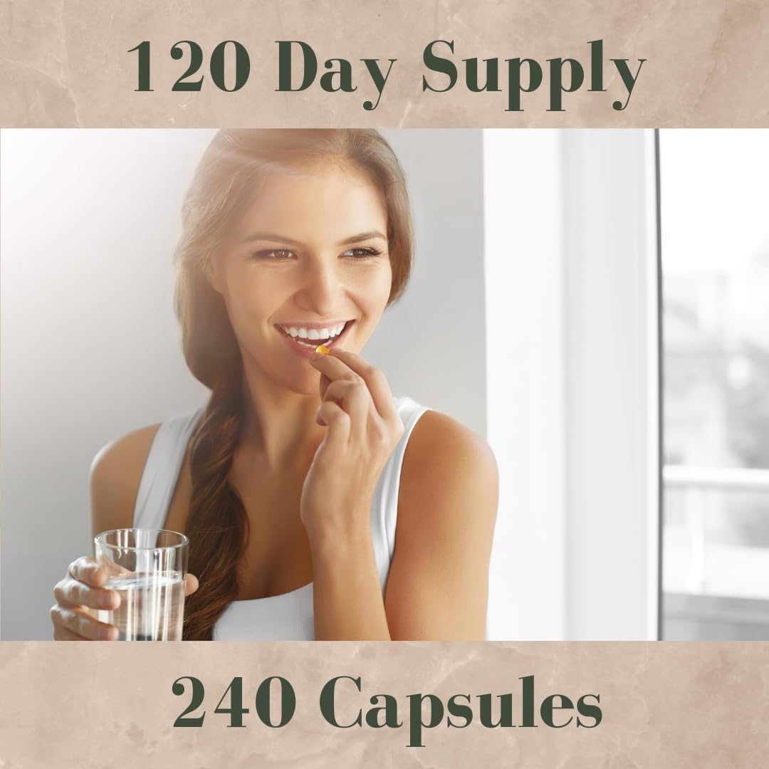Research Labs 2 Fer 1 Ad Organic Irish Sea Moss Capsules 240 Total Pills, Raw Wildcrafted Seamoss Enhanced w/Bladderwrack & Burdock Root Antioxidant Powerhouse. Thyroid Support Research LabsAu supplements