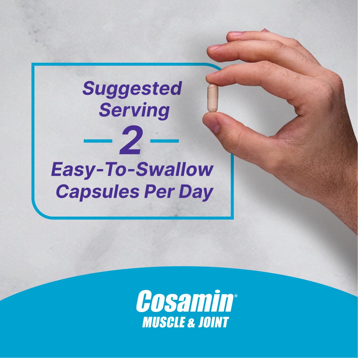 Cosamin Nutramax Muscle & Joint, Works to Decrease Cartilage Breakdown, Joint Health Supplement, Adult Men and Women Joint Health, 74 Capsules CosaminAu supplements