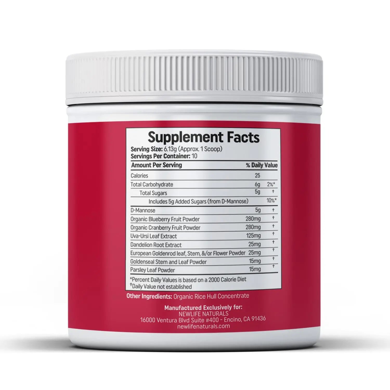 NewLife Naturals UT Revive with D Mannose Powder – UT Support for Urgency, Natural Urinary Tract Health for Women - with Cranberry, Blueberry & Botanicals – Short Term Potent Formula - 10 Servings NewLife NaturalsAu supplements