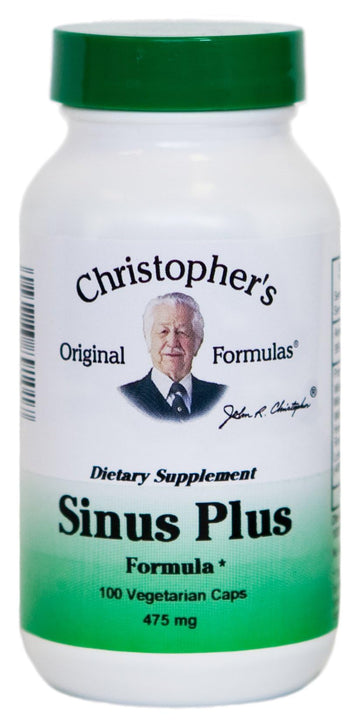 Christopher's Original Formulas Sinus Plus, Sinus Support Capsules, Whole Herb Synergistic Blend, 100 Count Christopher's Original FormulasAu supplements