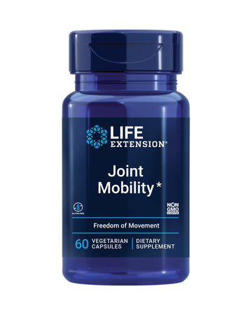 Life Extension Joint Mobility, relieves Minor Knee discomfort & Improves Range of Motion, Turmeric & Tamarind, Gluten-Free, Non-GMO, Vegetarian, 60 Capsules Life ExtensionAu supplements