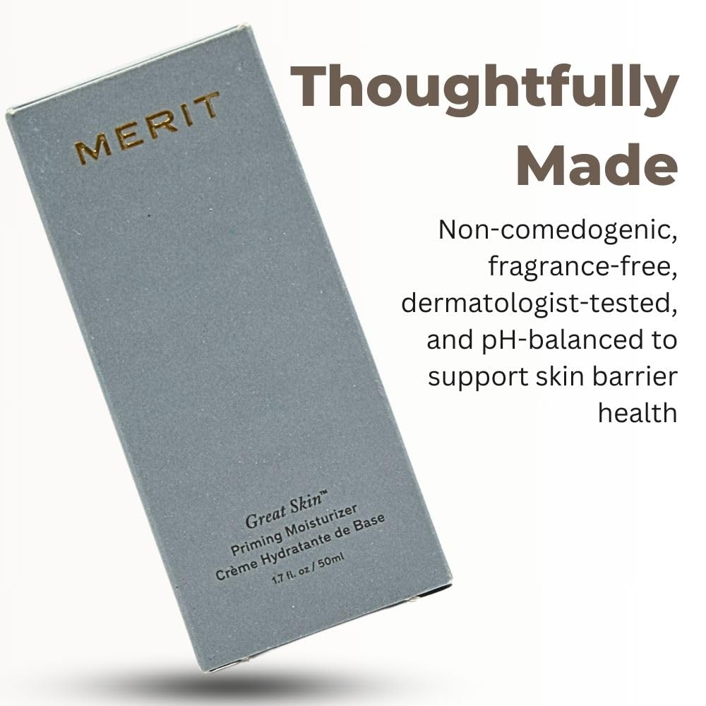 Merit Great Skin Priming And Firming Moisturizer With Peptides And Hyaluronic Acid MeritAu supplements