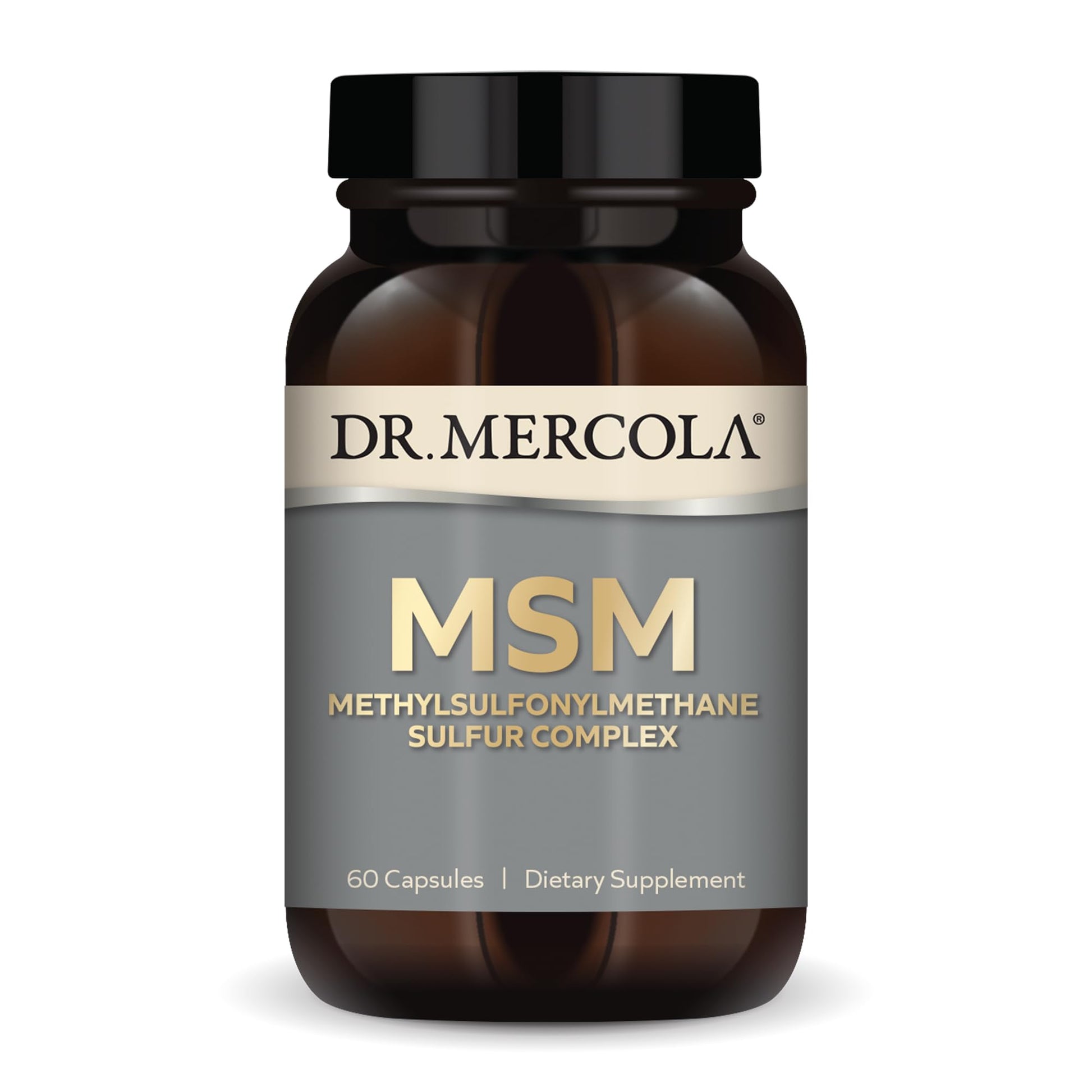 Dr. Mercola MSM Sulfur Complex - Joint Support & Cellular Health - OptiMSM - R-Alpha Lipoic Acid - TMG - Organic Sulfur Blend - 60 Capsules (30 Servings) Dr. MercolaAu supplements