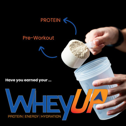 WheyUP Clear Whey Isolate Protein Powder, Blue Raspberry - 150mg Caffeine - 20 Servings WheyUPUS supplements