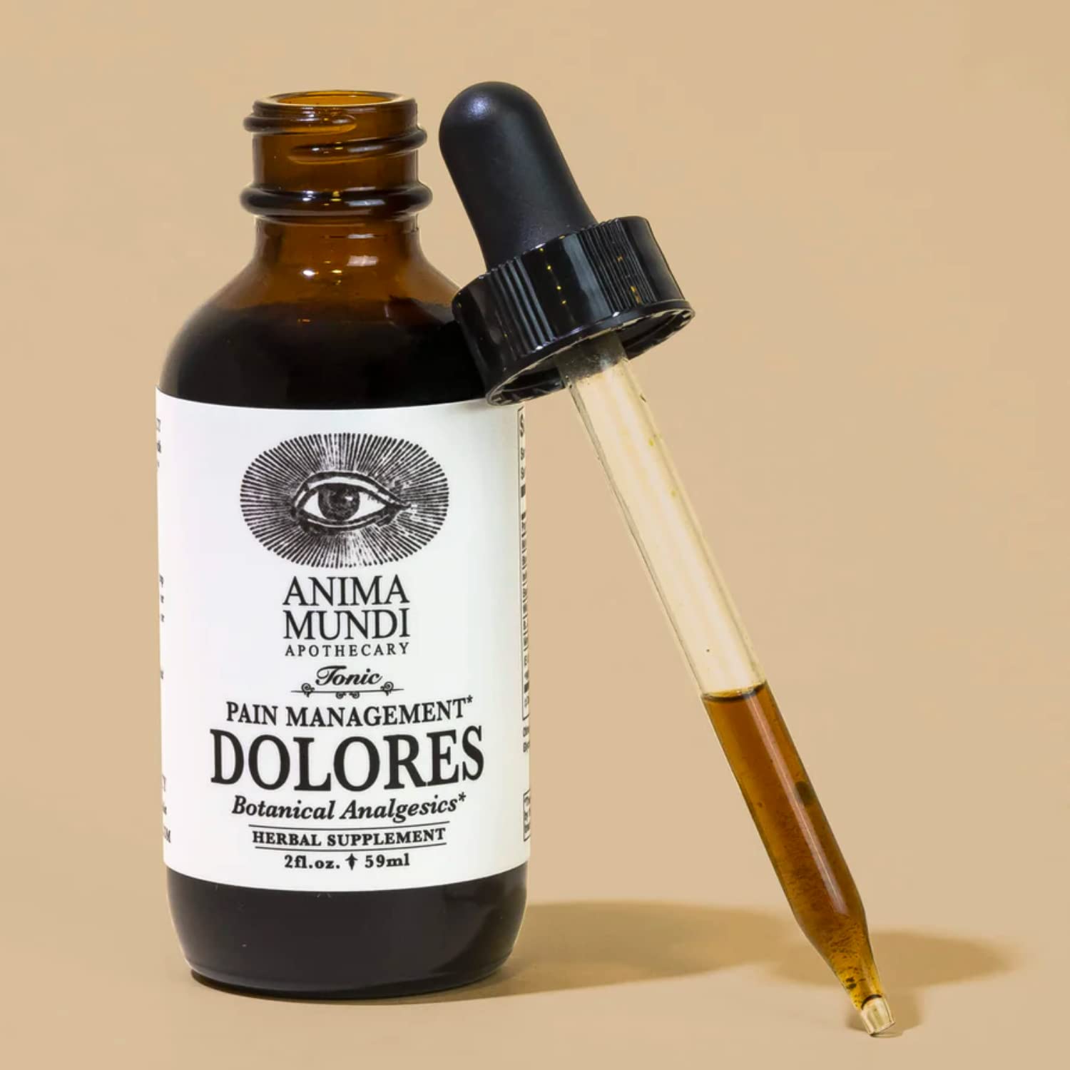 Anima Mundi Apothecary Dolores Tonic - Herbal Pain Management Supplement - Liquid Drops for Pain Management Support (2oz / 59ml) Anima Mundi ApothecaryAu supplements