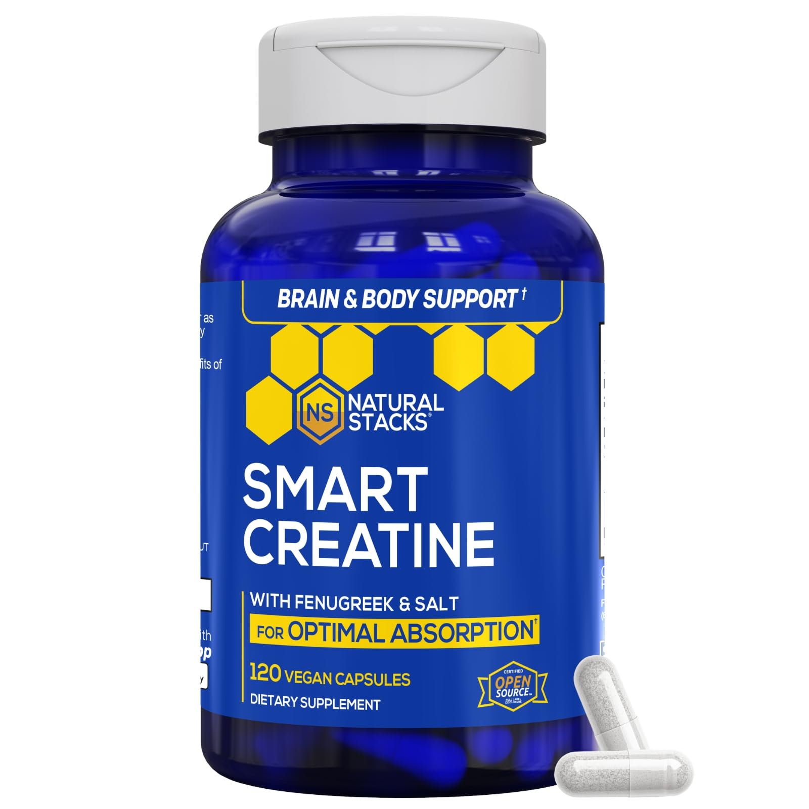 NATURAL STACKS Creatine Monohydrate & Magtech Hydrate Bundle - 2500mg Creatine + 200mg Elemental Magnesium Per Serving - Supports Hydration, Brain Health & Endurance - 44 Total Servings NATURAL STACKSAu supplements