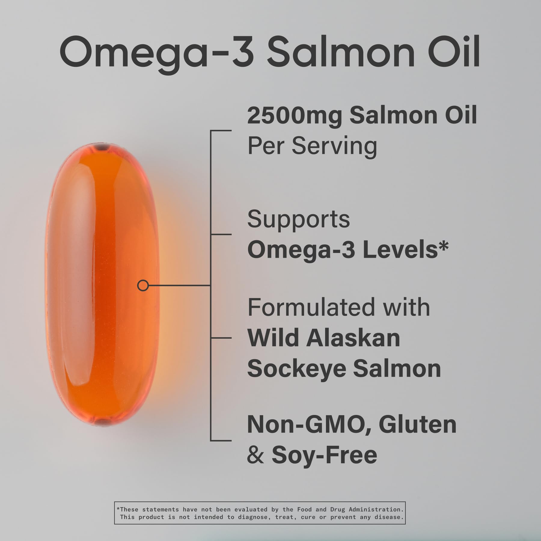 Sports Research® Salmon Oil - Single-Source Wild Alaskan Sockeye | 2500 mg per Serving w/EPA & DHA Fatty Acids | MSC Certified - 180 Count Softgels Sports ResearchAu supplements
