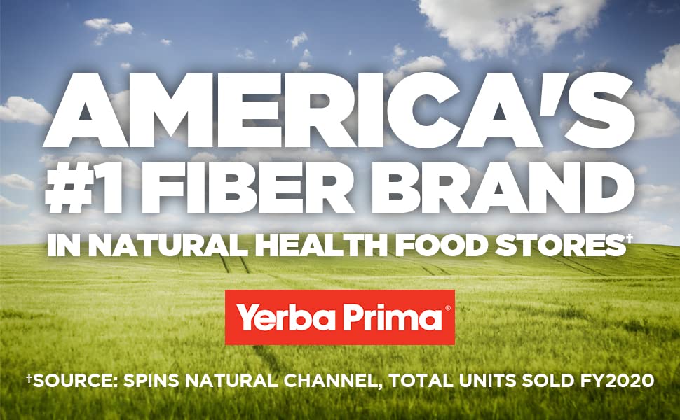 Yerba Prima Prebiotics Colon Care Fiber Caps, 180 Capsules - Five Forms of Fiber Plus FOS Yerba PrimaAu supplements