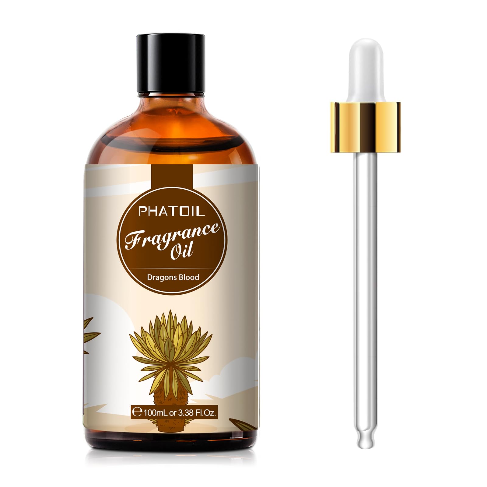 PHATOIL 3.38FL.OZ Dragons Blood Fragrance Oils for Aromatherapy, Essential Oils PHATOILAu supplements