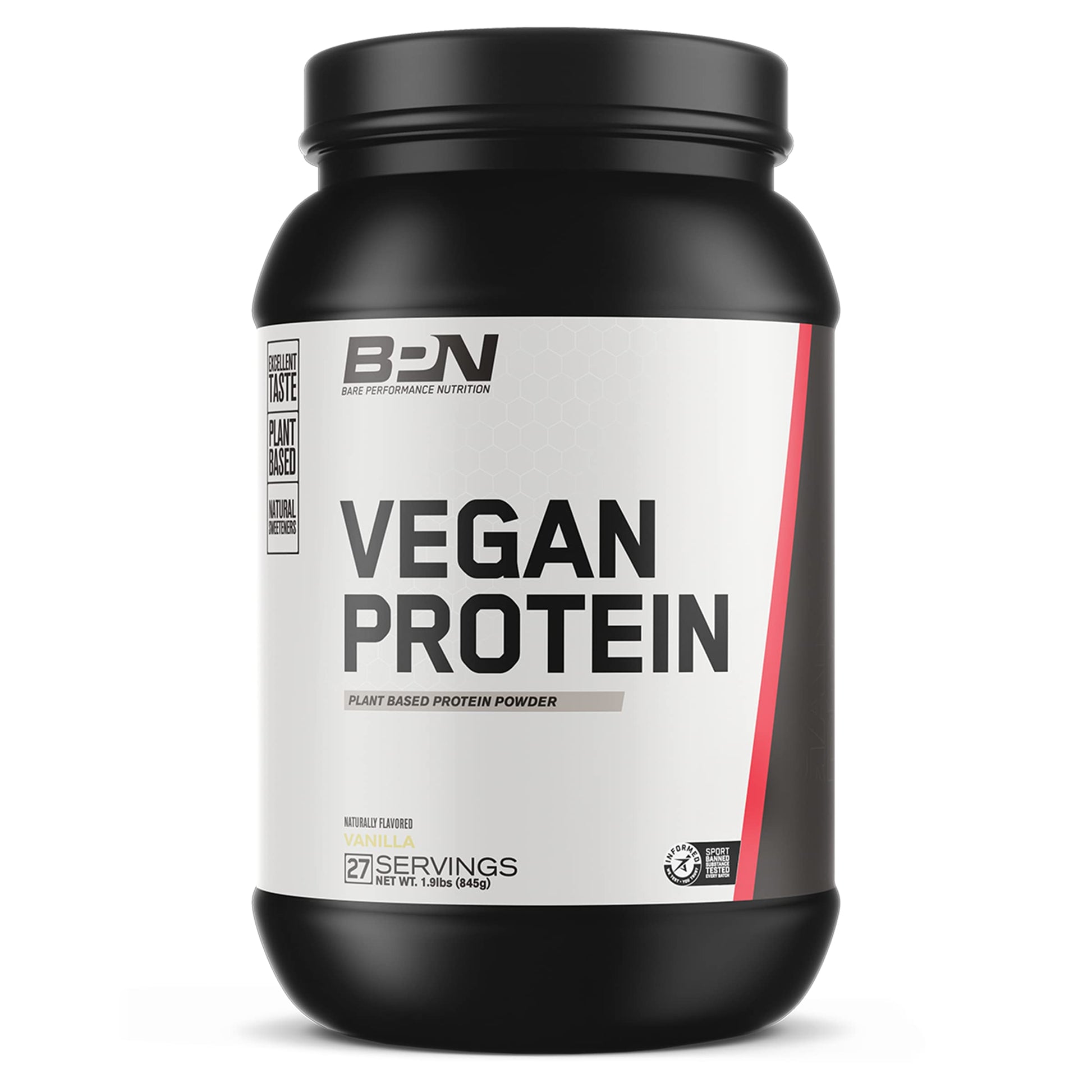 BARE PERFORMANCE NUTRITION, BPN Vegan Protein, Plant Based Protein, Vanilla BARE PERFORMANCE NUTRITIONAu supplements