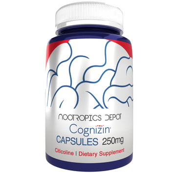 Nootropics Depot Cognizin Citicoline Capsules | 60 Count | Choline Supplement | Brain Health Supplement | Regulates Memory and Cognitive Function | Supports Attention, Focus and Recall Nootropics DepotAu supplements
