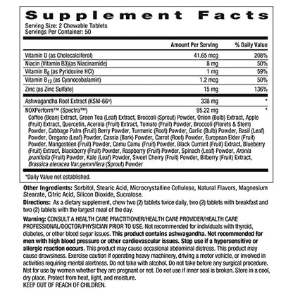 Ageless Male Max Chewable Nitric Oxide Booster Supplement for Men – High Potency New VitalityUS supplements