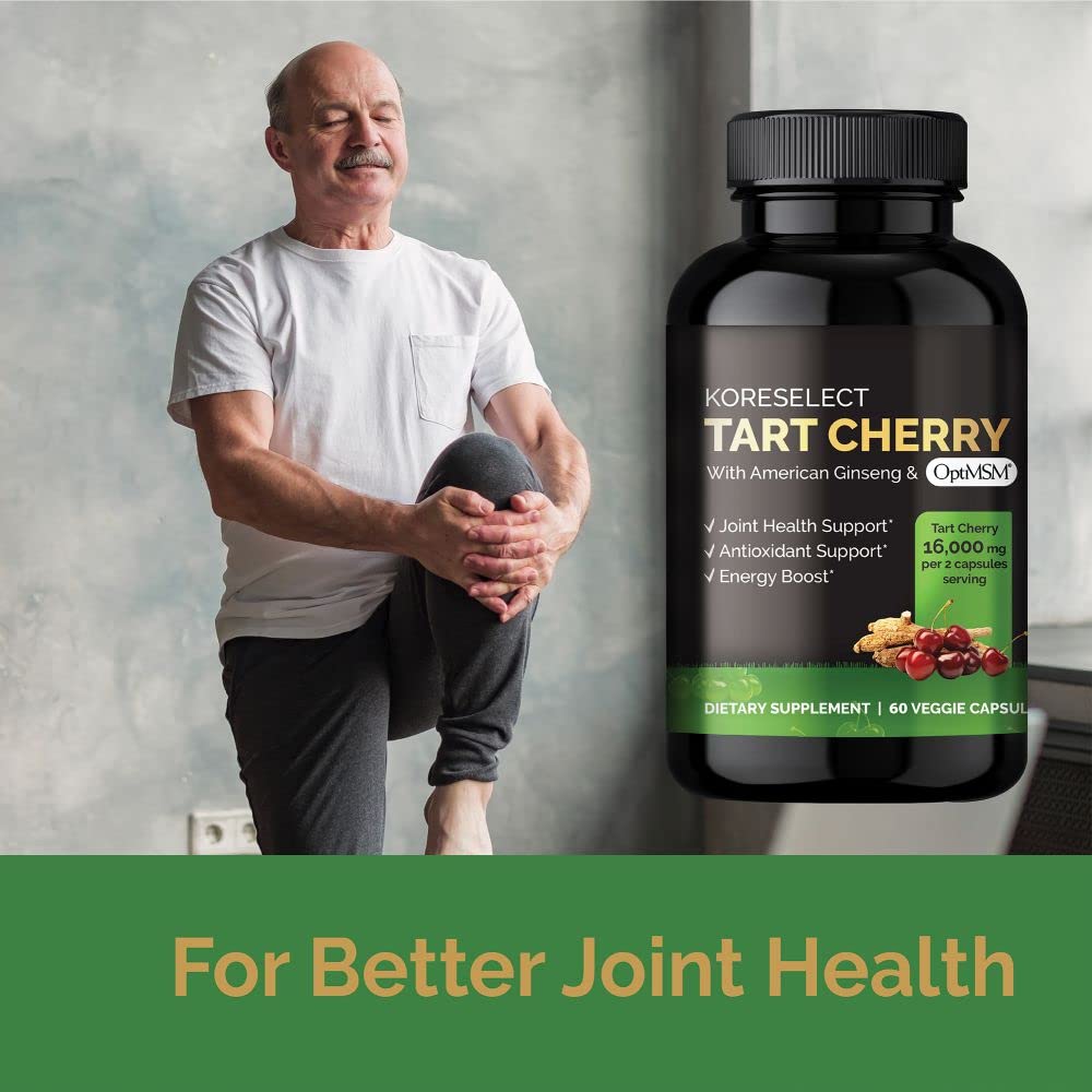 KORESELECT Beet Root & Tart Cherry Capsules 16,000mg Capsules Bundle for Nitric Oxide KORESELECTAu supplements