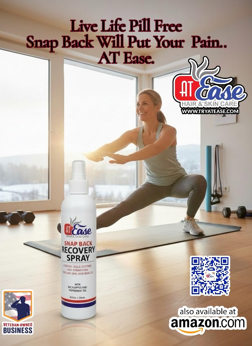 AT Ease Snap Back Recovery Muscle Spray AT EaseAu supplements
