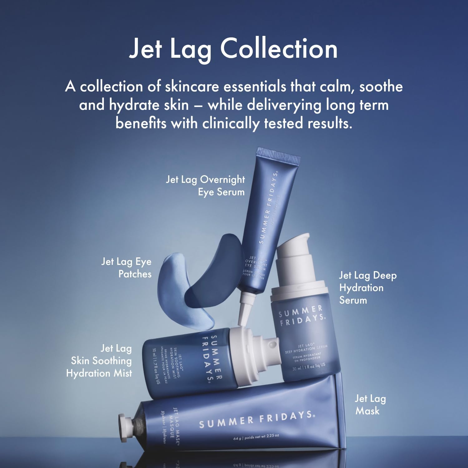 Summer Fridays Jet Lag Mask - Hydrating Face Moisturizer + Mask - Enriched with Hyaluronic Acid, Niacinamide, Glycerin + Antioxidants Helps Nourish Skin for a Renewed + Radiant Complexion (2.25 Oz) Summer FridaysAu supplements